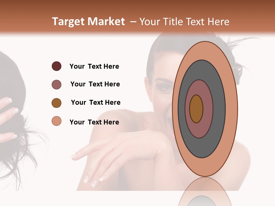 Caucasian Humor Face PowerPoint Template