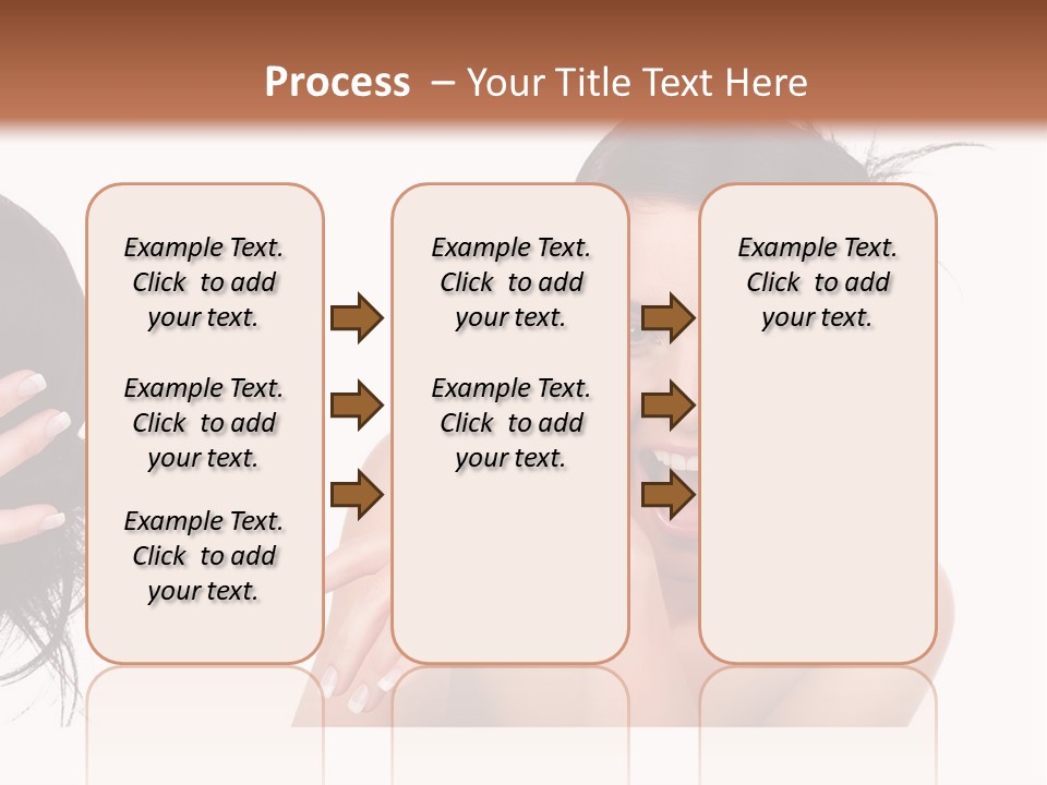 Caucasian Humor Face PowerPoint Template
