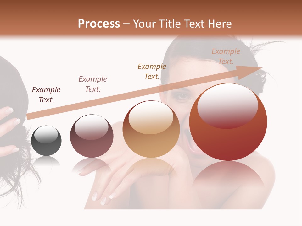 Caucasian Humor Face PowerPoint Template