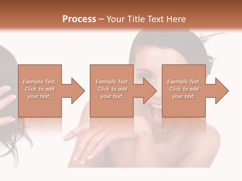 Caucasian Humor Face PowerPoint Template