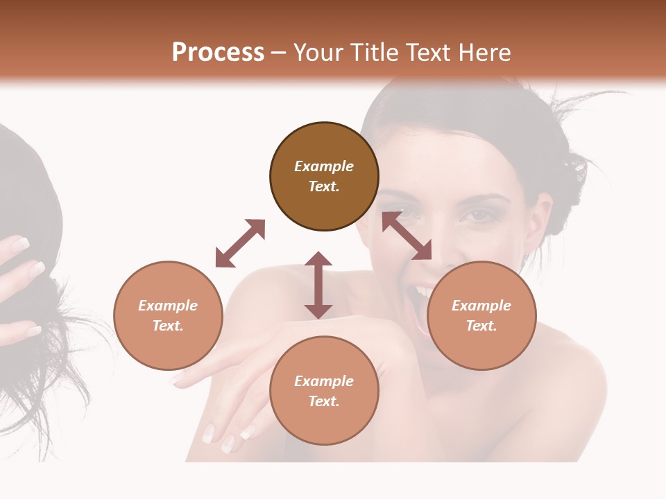 Caucasian Humor Face PowerPoint Template