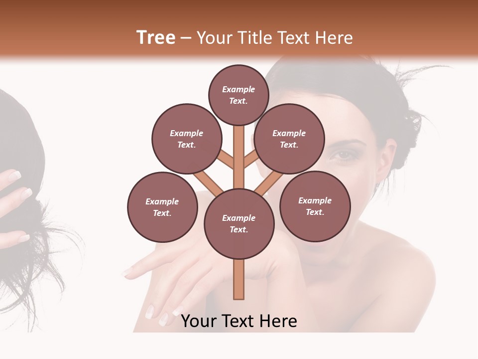 Caucasian Humor Face PowerPoint Template