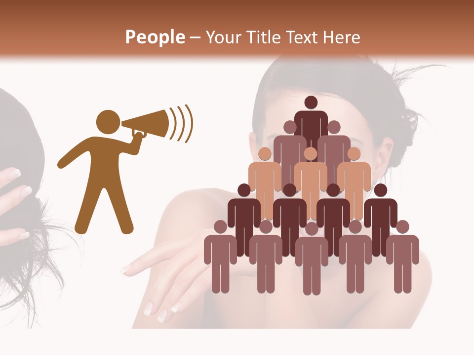 Caucasian Humor Face PowerPoint Template