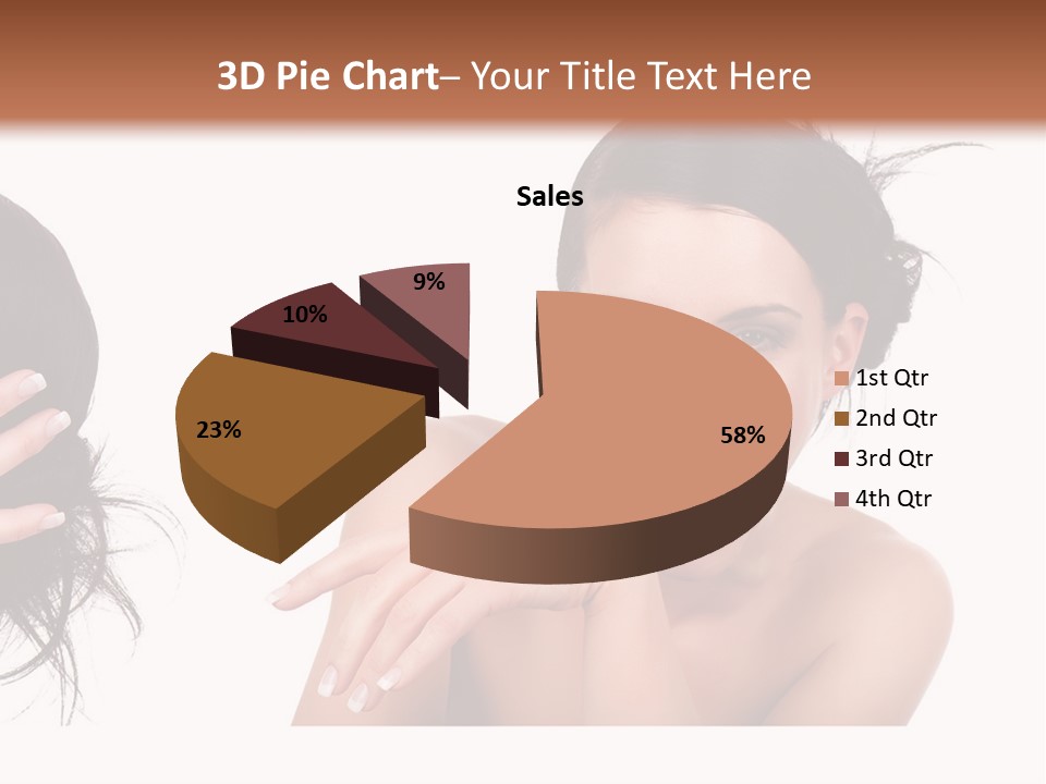 Caucasian Humor Face PowerPoint Template