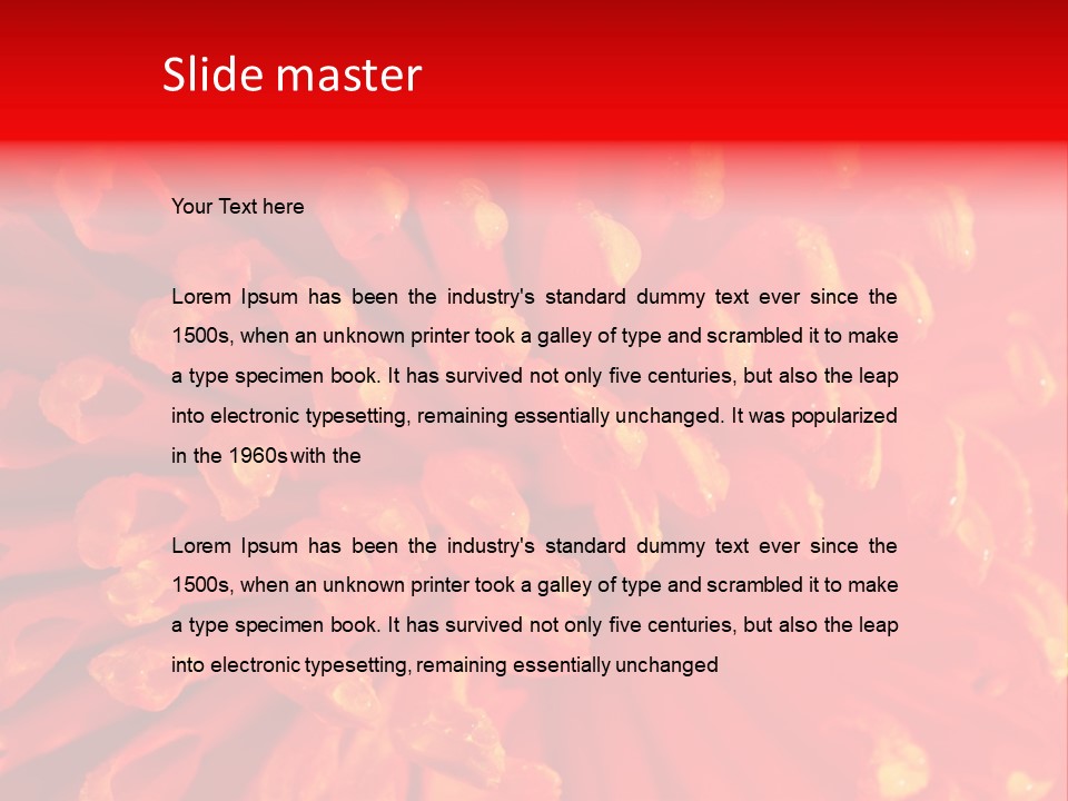 Fresh Macro Spring PowerPoint Template