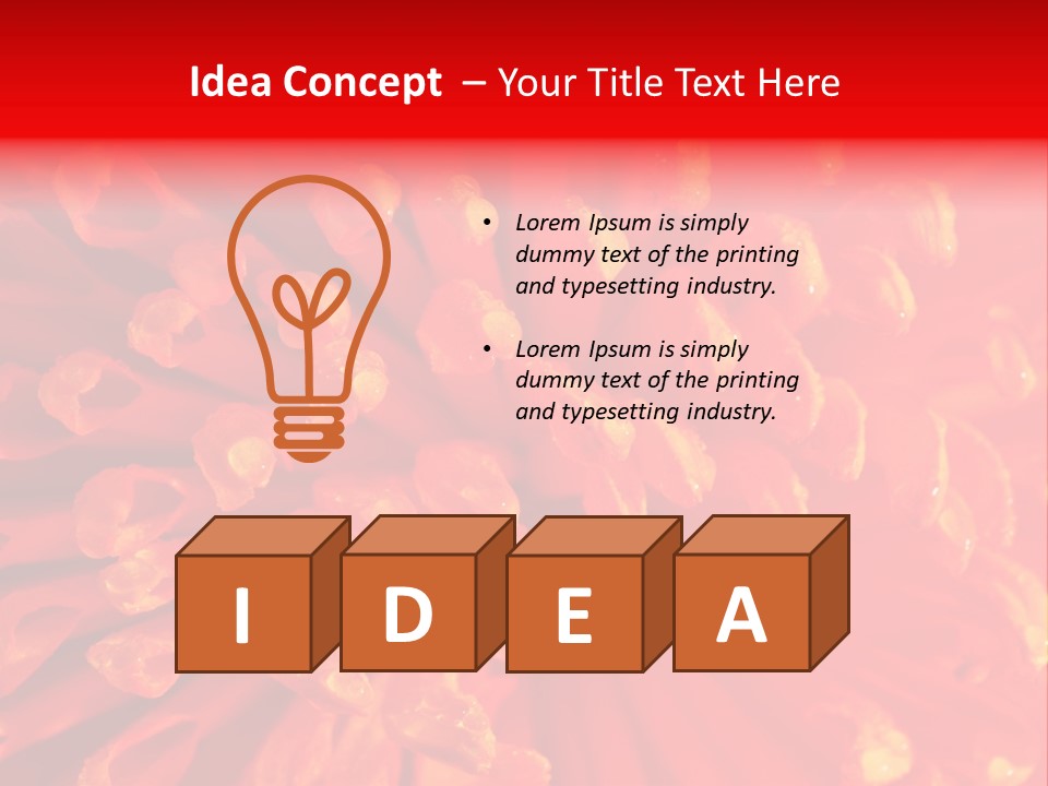 Fresh Macro Spring PowerPoint Template