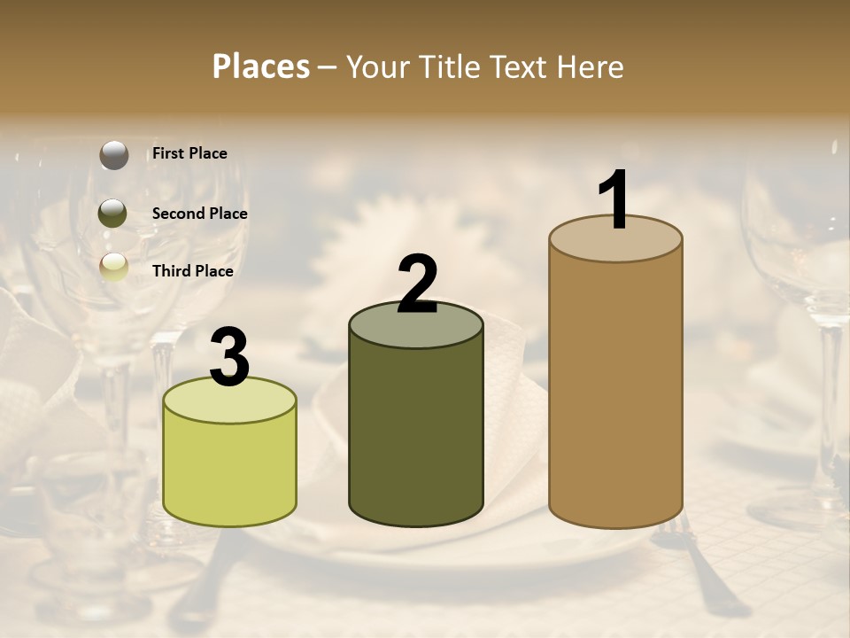 Diner Wedding Indoors PowerPoint Template