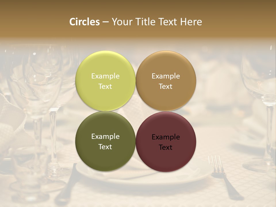 Diner Wedding Indoors PowerPoint Template