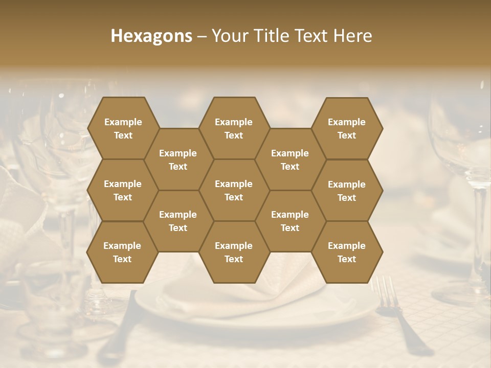 Diner Wedding Indoors PowerPoint Template