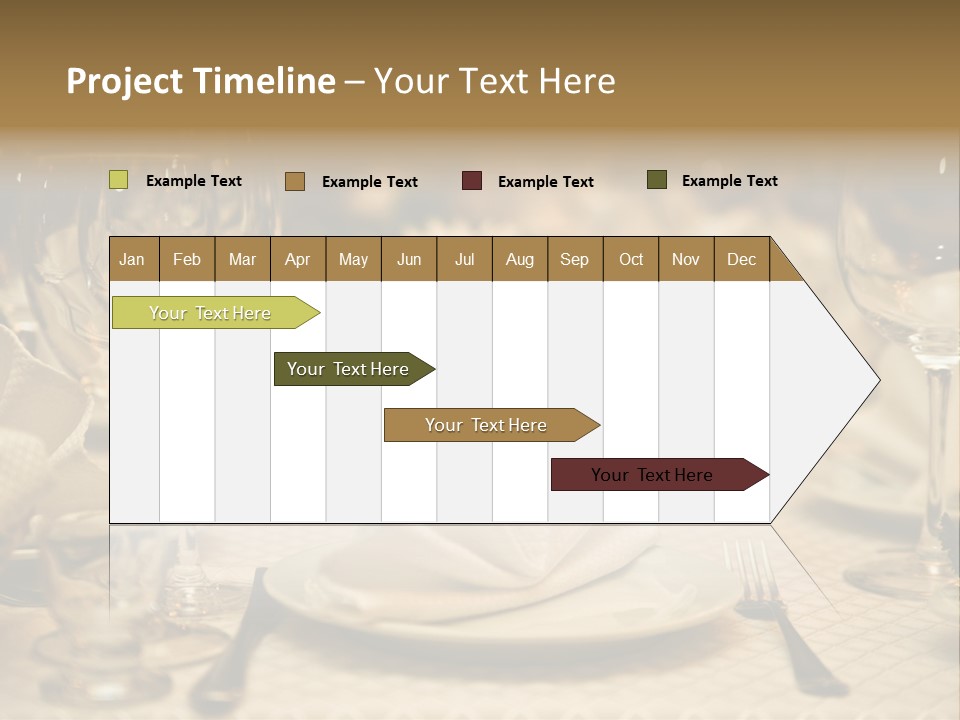 Diner Wedding Indoors PowerPoint Template