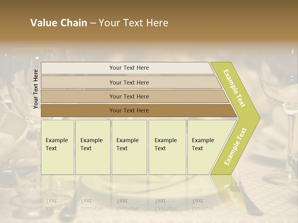 Diner Wedding Indoors PowerPoint Template