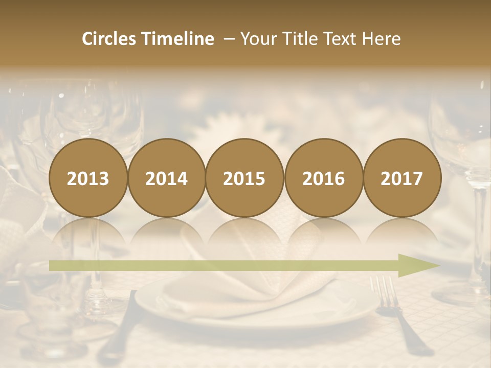 Diner Wedding Indoors PowerPoint Template