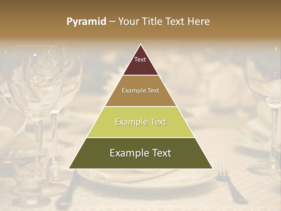 Diner Wedding Indoors PowerPoint Template