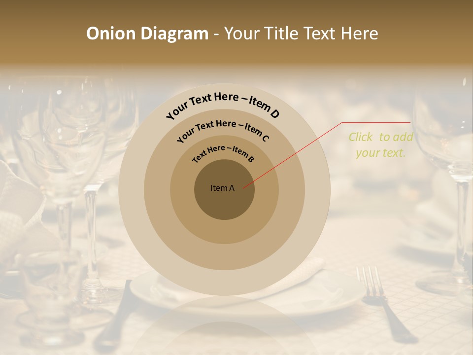 Diner Wedding Indoors PowerPoint Template