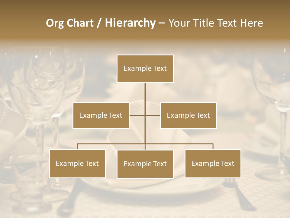 Diner Wedding Indoors PowerPoint Template