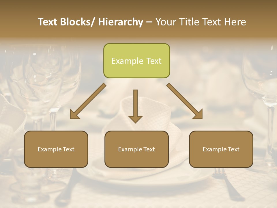 Diner Wedding Indoors PowerPoint Template