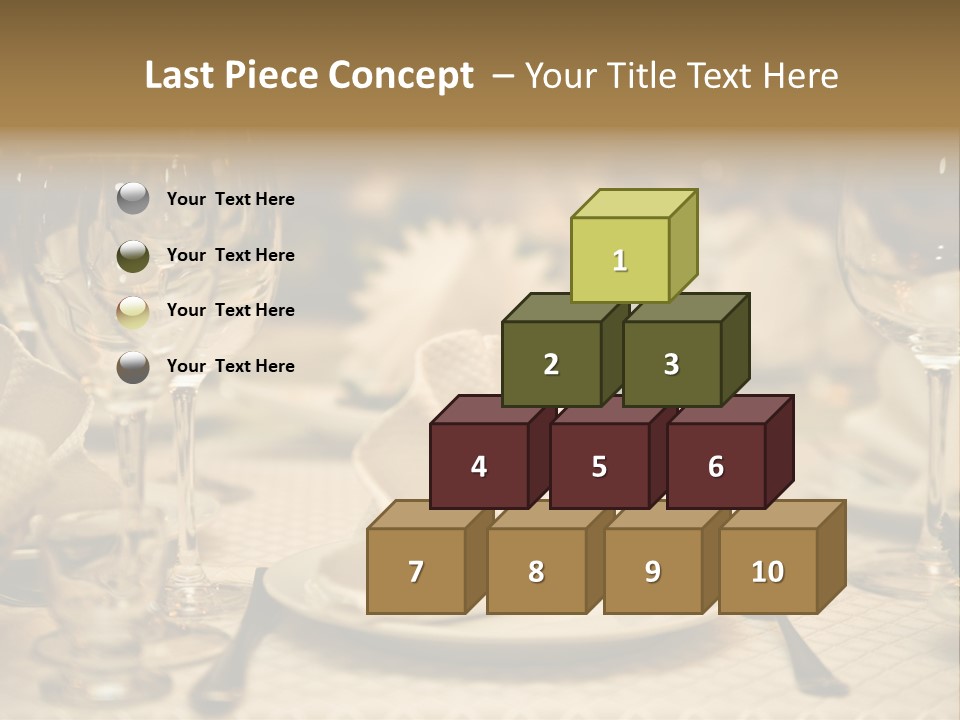 Diner Wedding Indoors PowerPoint Template