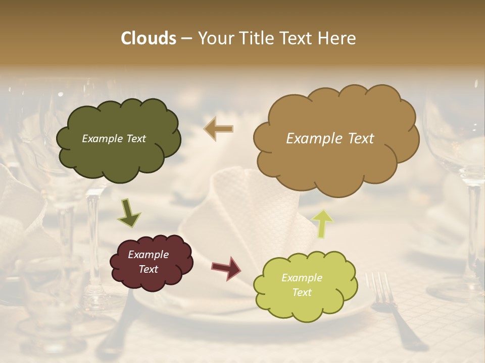 Diner Wedding Indoors PowerPoint Template