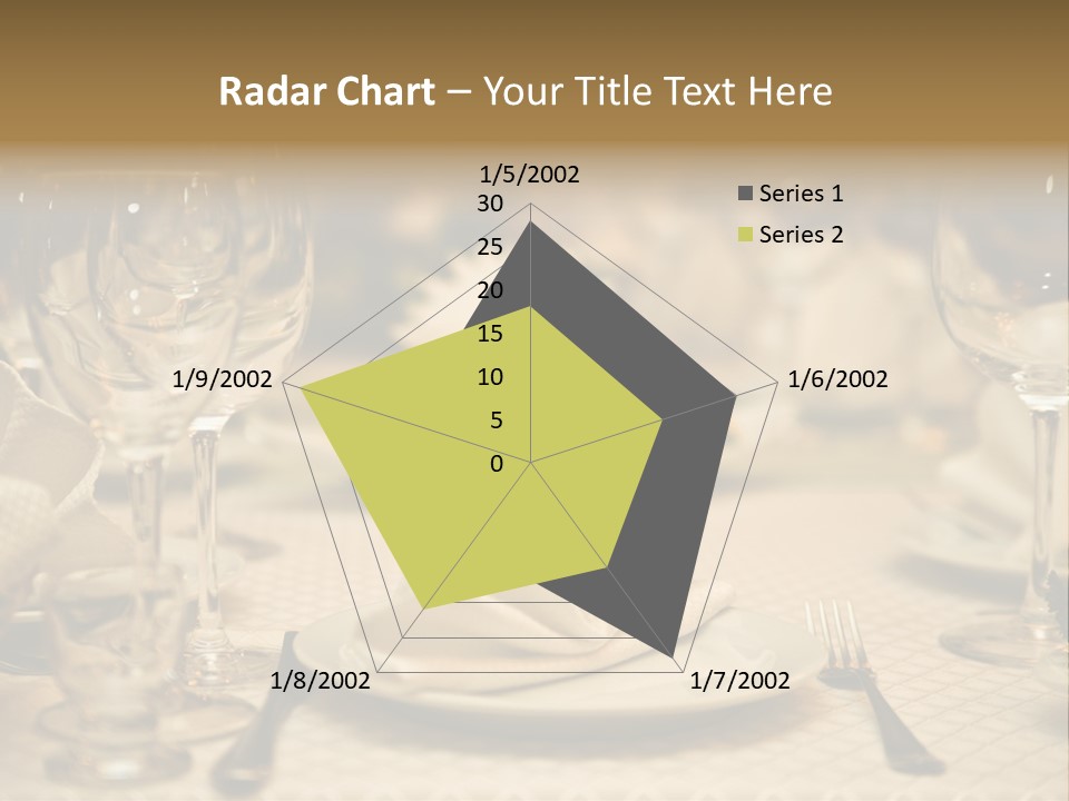 Diner Wedding Indoors PowerPoint Template