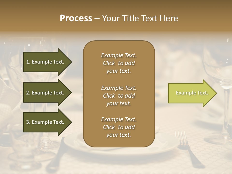 Diner Wedding Indoors PowerPoint Template