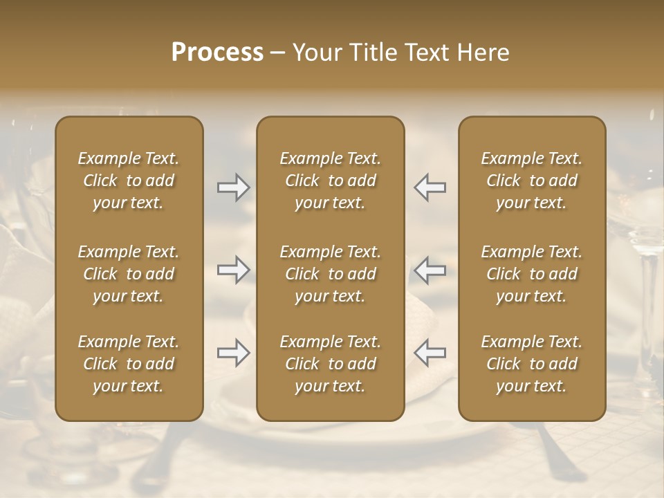 Diner Wedding Indoors PowerPoint Template