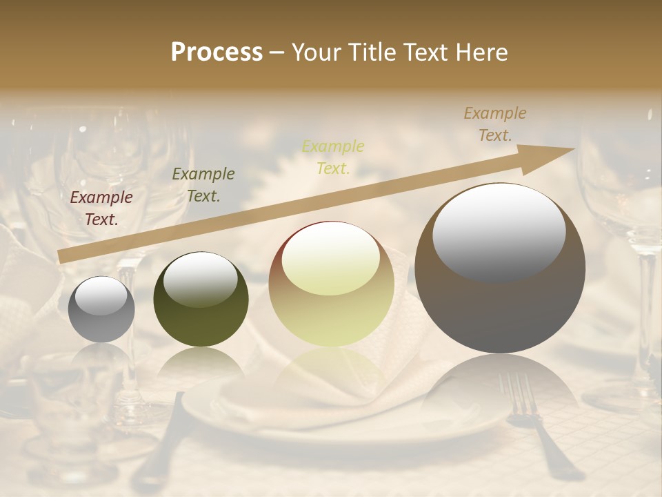 Diner Wedding Indoors PowerPoint Template