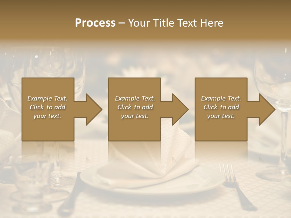 Diner Wedding Indoors PowerPoint Template