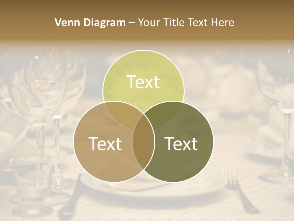 Diner Wedding Indoors PowerPoint Template