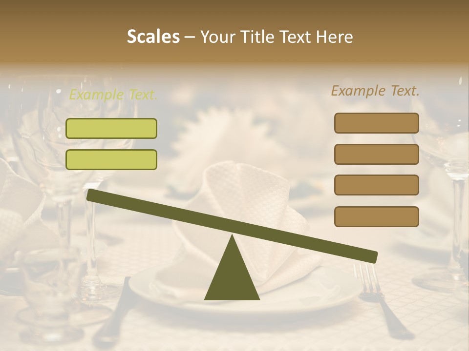 Diner Wedding Indoors PowerPoint Template