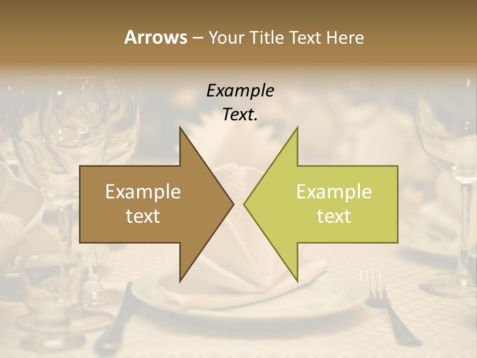 Diner Wedding Indoors PowerPoint Template