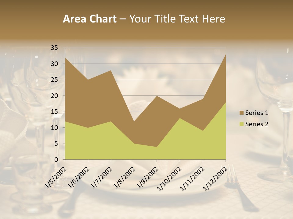 Diner Wedding Indoors PowerPoint Template