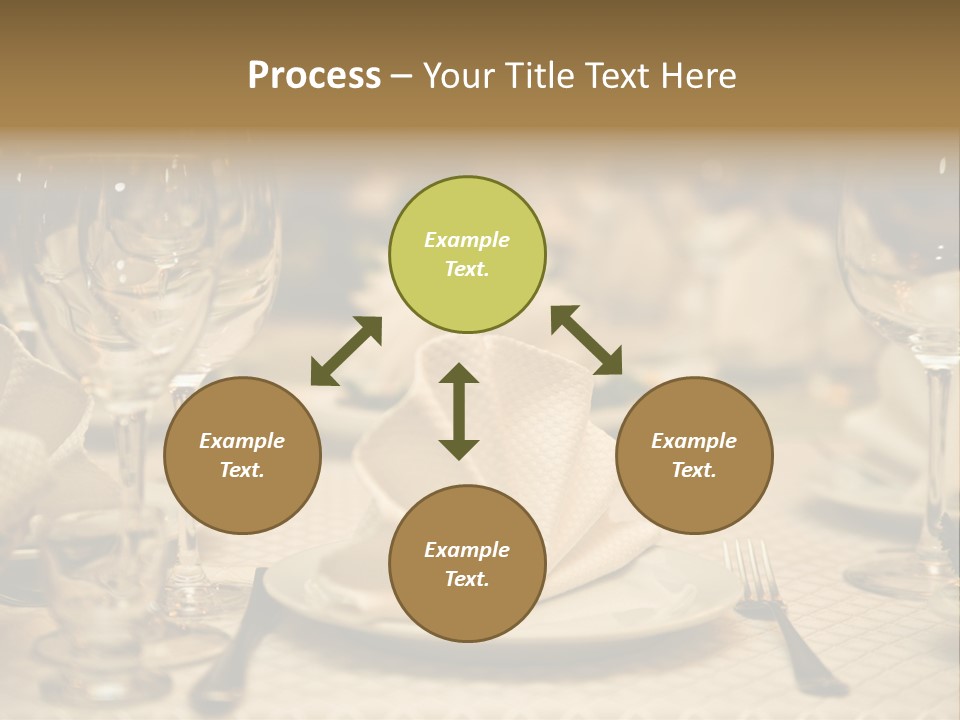 Diner Wedding Indoors PowerPoint Template