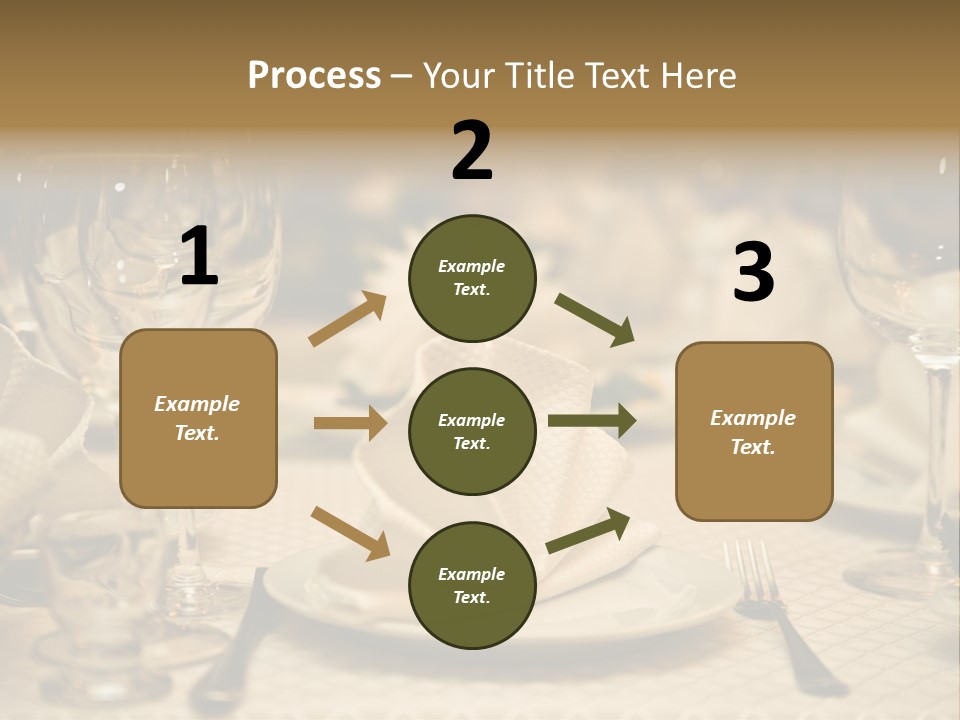 Diner Wedding Indoors PowerPoint Template