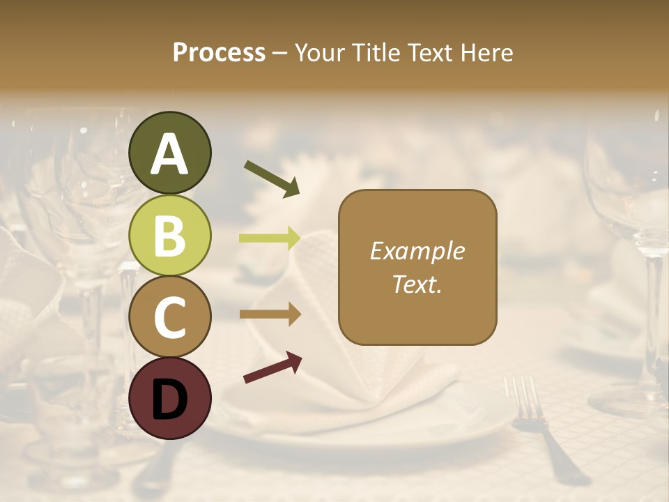 Diner Wedding Indoors PowerPoint Template