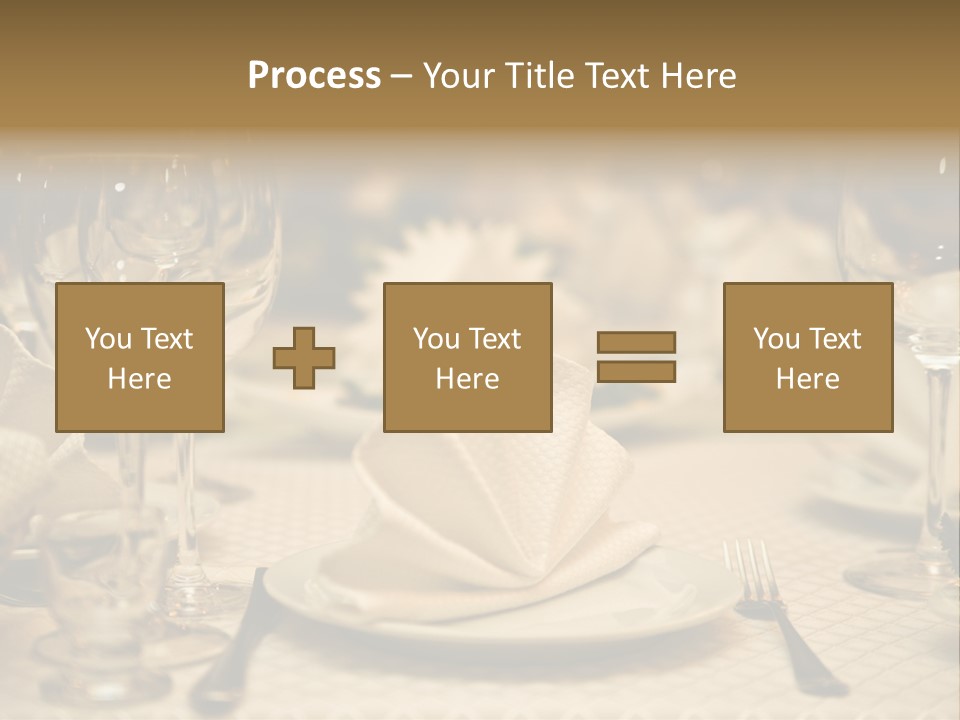 Diner Wedding Indoors PowerPoint Template