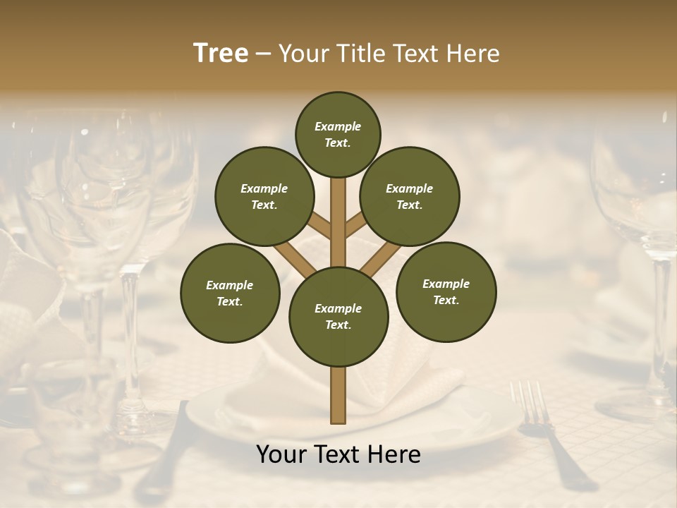 Diner Wedding Indoors PowerPoint Template