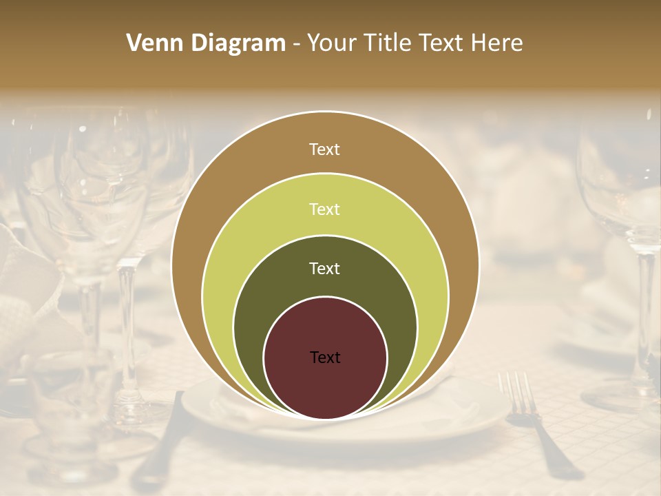 Diner Wedding Indoors PowerPoint Template