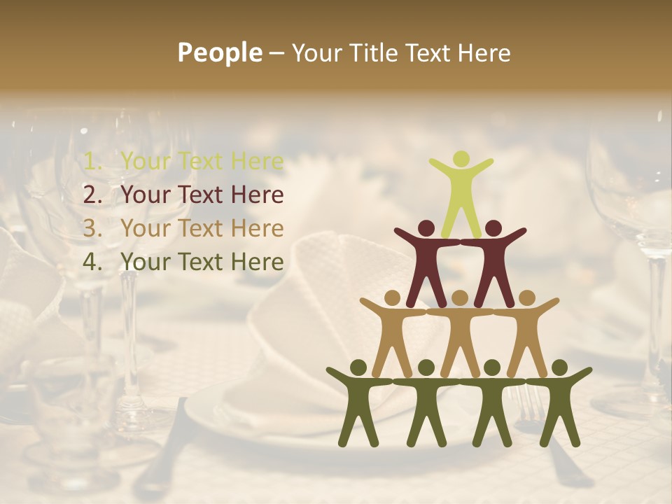 Diner Wedding Indoors PowerPoint Template