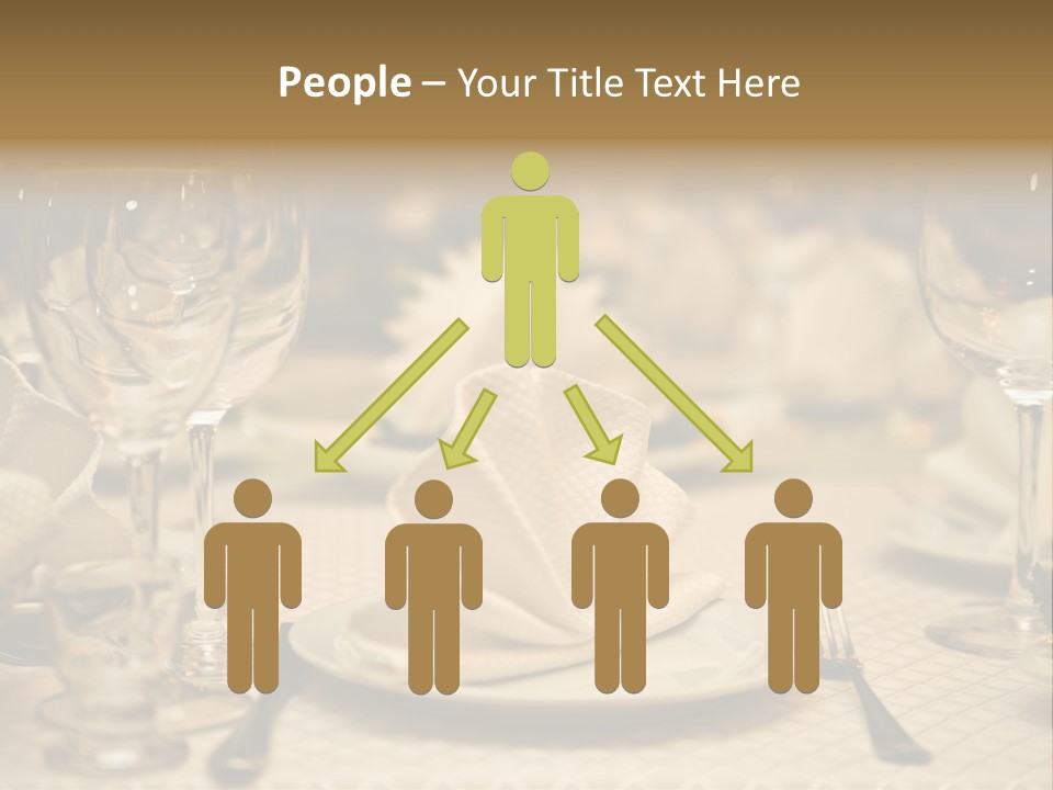 Diner Wedding Indoors PowerPoint Template