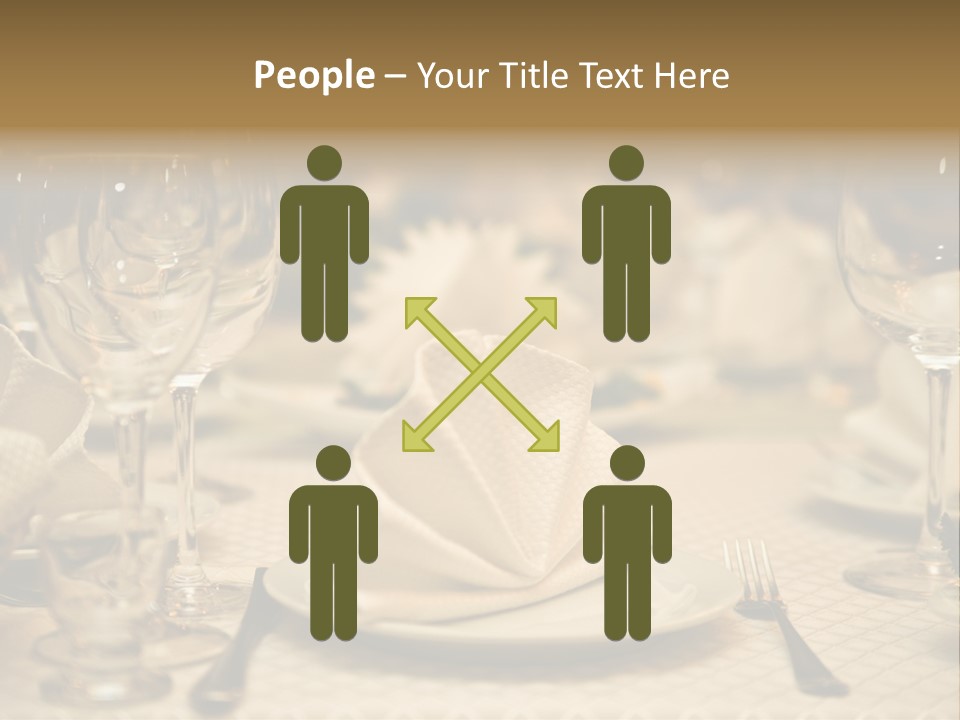 Diner Wedding Indoors PowerPoint Template