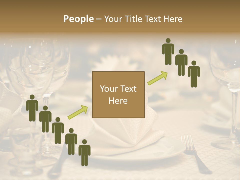 Diner Wedding Indoors PowerPoint Template