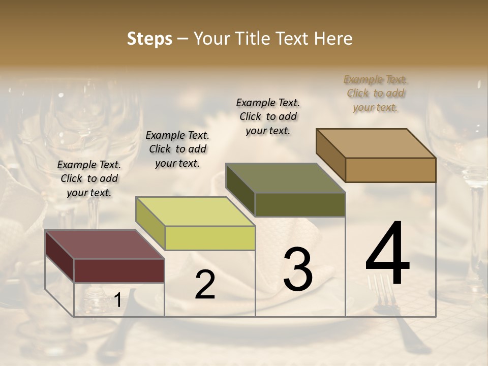 Diner Wedding Indoors PowerPoint Template