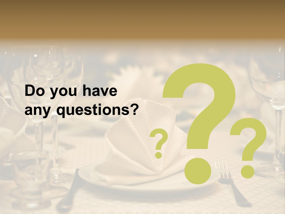 Diner Wedding Indoors PowerPoint Template