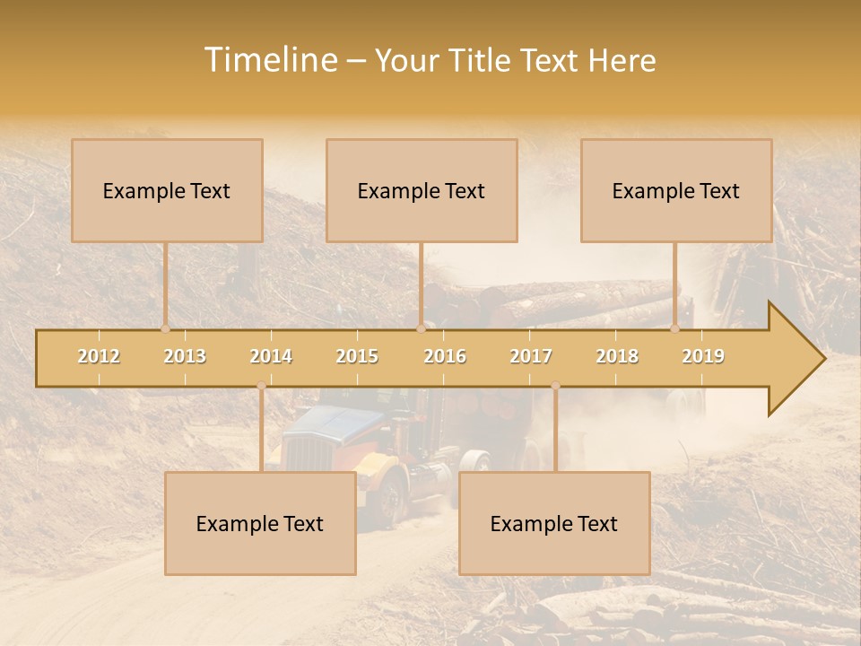 Vehicle Lorry Machine PowerPoint Template