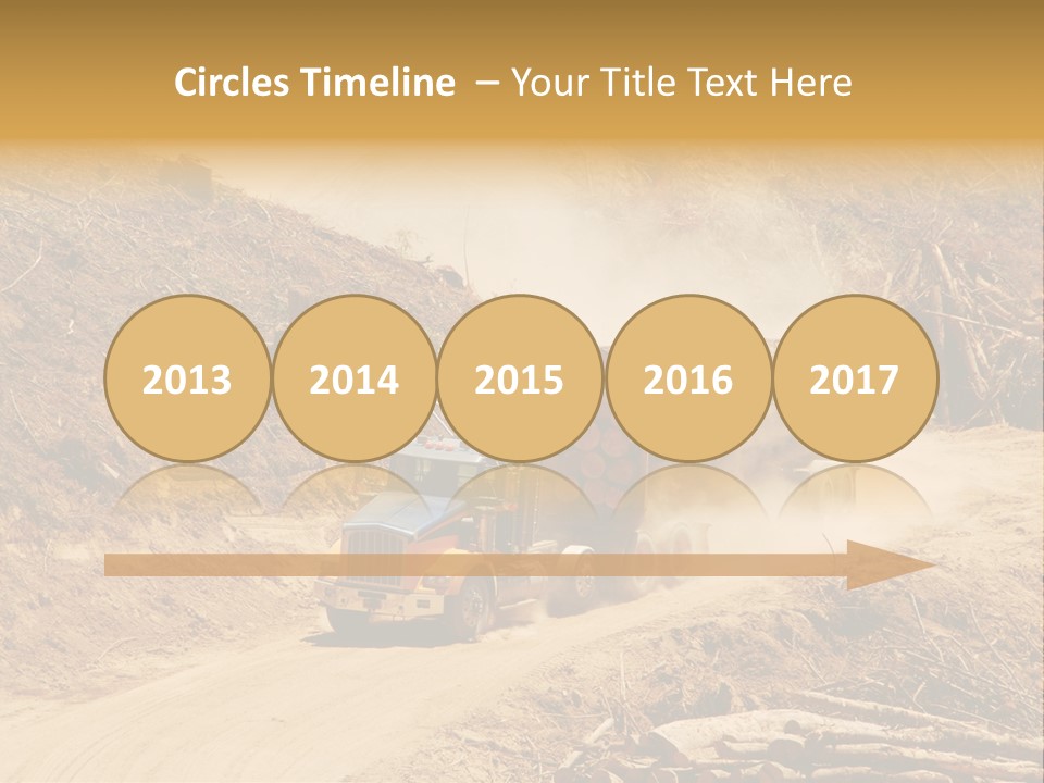 Vehicle Lorry Machine PowerPoint Template