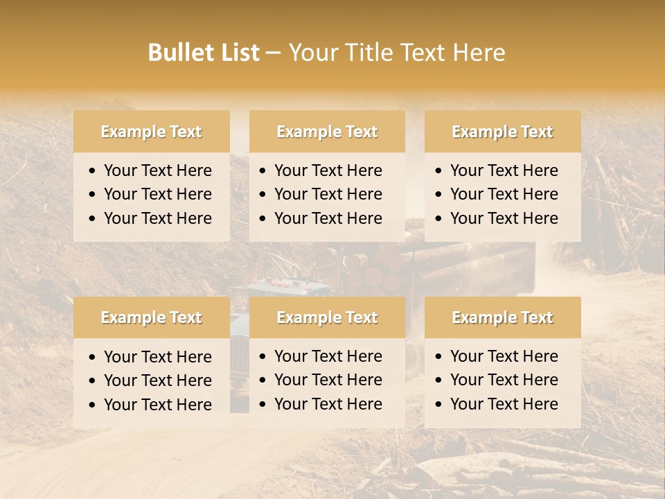 Vehicle Lorry Machine PowerPoint Template