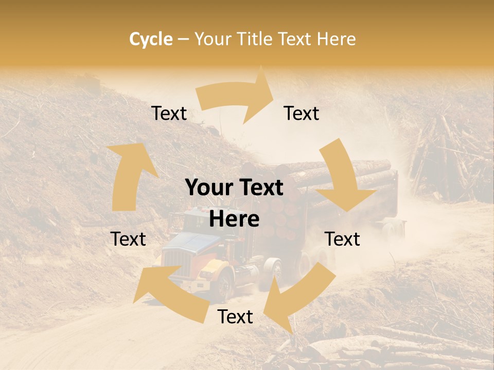 Vehicle Lorry Machine PowerPoint Template