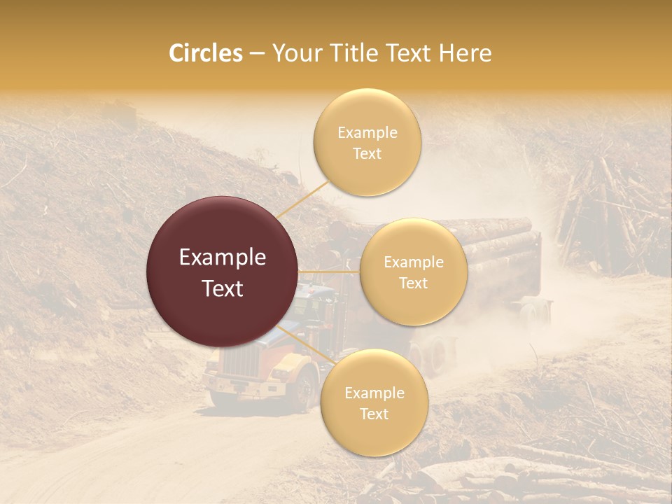 Vehicle Lorry Machine PowerPoint Template