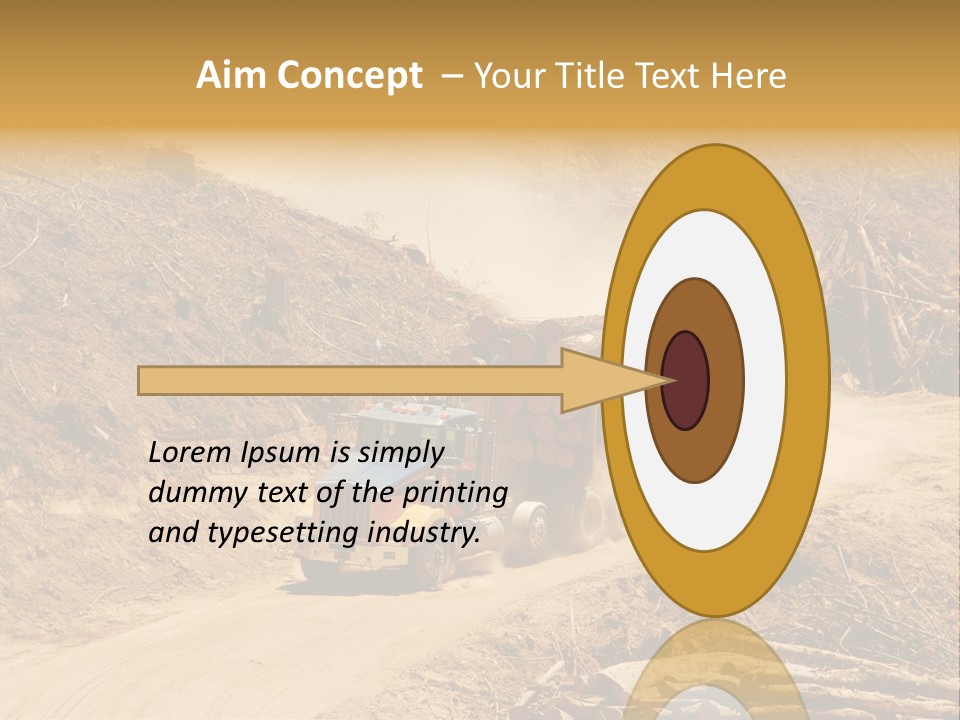 Vehicle Lorry Machine PowerPoint Template