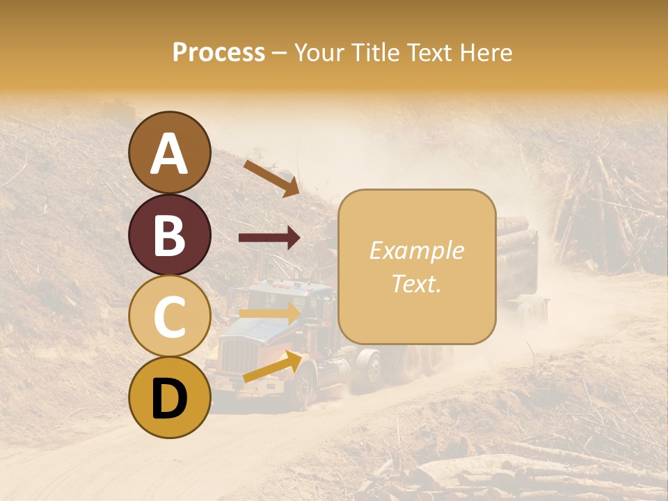 Vehicle Lorry Machine PowerPoint Template